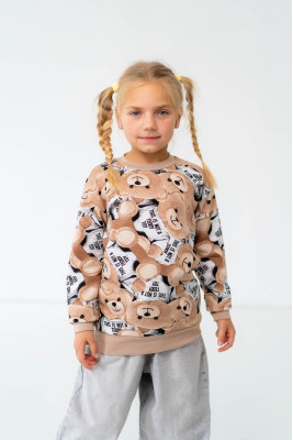 Комплект для дівчаток з 2-х світшотів 